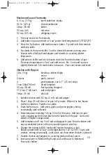 Preview for 10 page of Salton ID-1081 Instruction Booklet