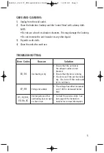 Preview for 5 page of Salton ID-1172 Instruction Booklet