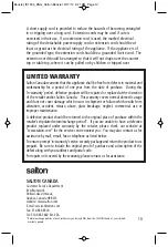 Preview for 10 page of Salton ID1304 Instruction Booklet