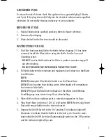 Preview for 3 page of Salton JK-1199 Instruction Booklet