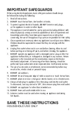 Preview for 2 page of Salton JK2035 Instruction Booklet