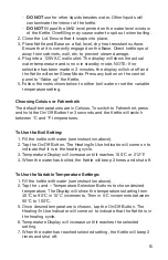 Preview for 5 page of Salton JK2073 Instruction Booklet