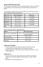 Preview for 7 page of Salton JK2073 Instruction Booklet