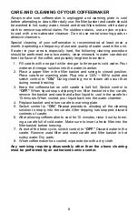 Preview for 6 page of Salton ME5B Use & Care Manual