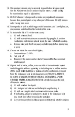 Preview for 3 page of Salton MW-2024 Instruction Booklet