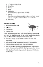 Preview for 13 page of Salton MW-2024 Instruction Booklet