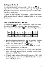 Preview for 15 page of Salton MW-2024 Instruction Booklet