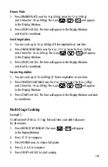 Preview for 18 page of Salton MW-2024 Instruction Booklet