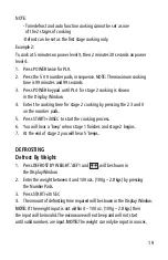 Preview for 19 page of Salton MW-2024 Instruction Booklet