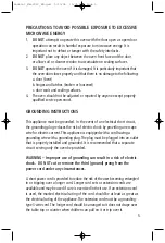 Предварительный просмотр 5 страницы Salton MW-2047 Instruction Booklet