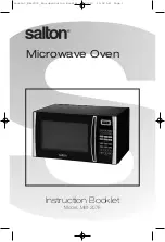 Salton MW-2078 Instruction Booklet preview