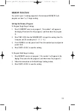 Предварительный просмотр 19 страницы Salton MW-2078 Instruction Booklet