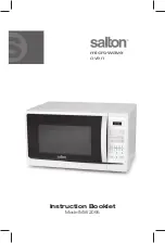 Salton MW2095 Instruction Booklet preview