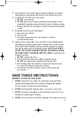 Preview for 3 page of Salton MW2095 Instruction Booklet