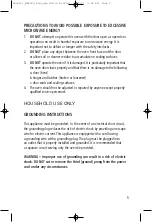 Preview for 5 page of Salton MW2095 Instruction Booklet