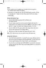 Preview for 13 page of Salton MW2095 Instruction Booklet