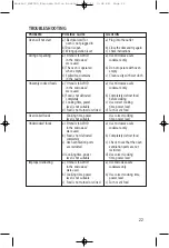 Preview for 22 page of Salton MW2095 Instruction Booklet