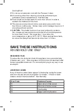 Preview for 4 page of Salton PC1683 Instruction Booklet