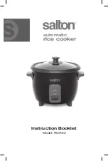 Salton RC1653 Instruction Booklet preview