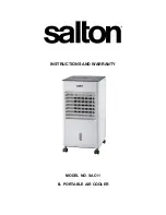 Preview for 1 page of Salton SAC11 Instructions And Warranty