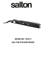 Salton SCS13 User Manual preview