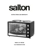 Salton SFMK02 Instructions And Warranty preview