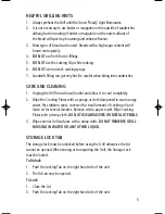 Предварительный просмотр 5 страницы Salton SG-1207 Instruction Booklet