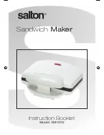 Preview for 1 page of Salton SM-1012 Instruction Booklet