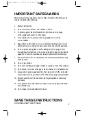 Preview for 2 page of Salton SM-2 Manual