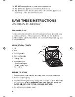 Preview for 4 page of Salton SM1068 Instruction Booklet