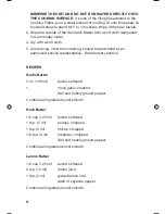 Preview for 6 page of Salton SM1068 Instruction Booklet