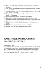 Preview for 3 page of Salton SP2111 Instruction Booklet