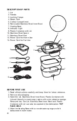 Preview for 4 page of Salton SP2111 Instruction Booklet