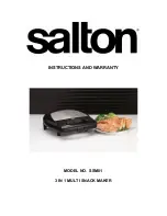 Предварительный просмотр 1 страницы Salton SSM01 Instructions And Warranty