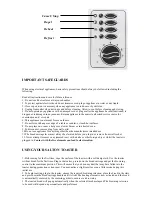 Preview for 3 page of Salton SST44E User Manual