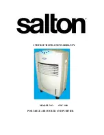 Salton SWC 030 Instructions And Warranty preview