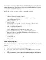 Preview for 2 page of Salton SWH10 Instructions And Warranty