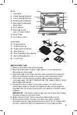 Предварительный просмотр 5 страницы Salton TO1827 Instruction Booklet