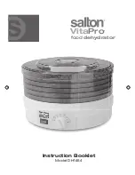 Salton VitaPro DH1454 Instruction Booklet preview