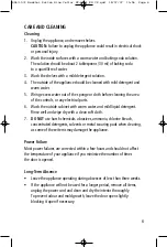 Preview for 6 page of Salton WC-2031 Instruction Booklet