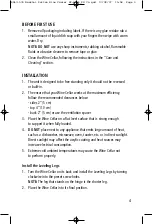 Предварительный просмотр 4 страницы Salton WC-2034 Instruction Booklet