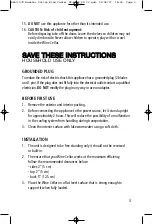 Preview for 3 page of Salton WC-2036 Instruction Booklet