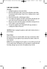 Preview for 6 page of Salton WC-2036 Instruction Booklet