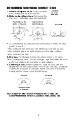 Preview for 10 page of Salton Wet Tunes WT51BL Owner'S Manual