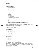 Preview for 6 page of Salton WM-1186 Instruction Booklet