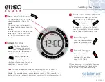 Preview for 2 page of Salubrion Enso Clock Instruction