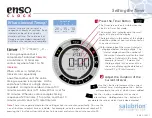 Preview for 4 page of Salubrion Enso Clock Instruction