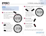 Preview for 10 page of Salubrion Enso Clock Instruction