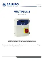 SALUPO MULTIPLUS 2 Instruction And Installation Manual preview