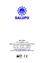 Preview for 20 page of SALUPO RAIN PLUS 1 Instruction And Installation Manual